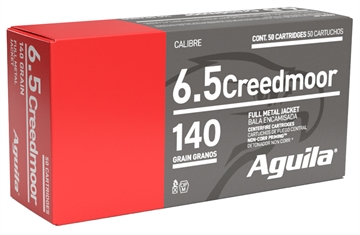 Picture of Aguila Target & Range Rifle 6.5Creedmoor 140gr Full Metal Jacket Boat Tail 20 Per Box/25 Case 1E650110