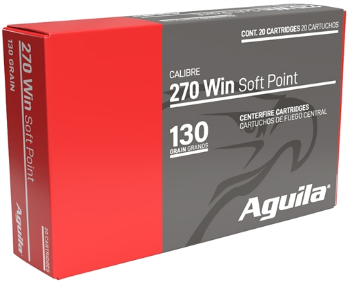 Picture of Aguila 270Win 130gr InterLock Boat Tail Soft Point 20 Per Box/10 Case 8053AG