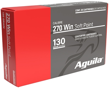 Picture of Aguila 270Win 130gr InterLock Boat Tail Soft Point 20 Per Box/10 Case 8053AG