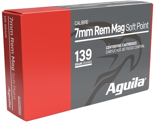 Picture of Aguila 7mm Rem Mag 139gr InterLock Boat Tail Soft Point 20 Per Box/10 Case 80591AG