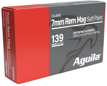 Picture of Aguila 7mm Rem Mag 139gr InterLock Boat Tail Soft Point 20 Per Box/10 Case 80591AG