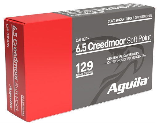 Picture of Aguila 6.5Creedmoor 129gr InterLock Boat Tail Soft Point 20 Per Box/10 Case 81489AG