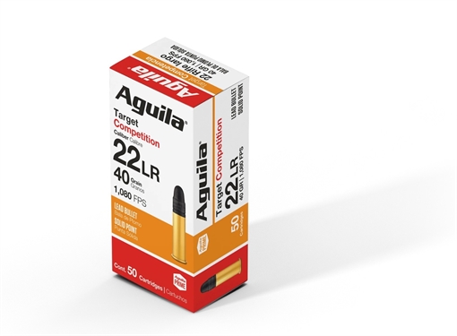 Picture of Aguila Ammunition .22 Target Rifle Ammo - 40 Grain | Solid Point 1B220514