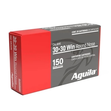 Picture of Aguila Ammunition 30-30 Win Rifle Ammo - 150 Grain Soft Point 20rd Box 80801AG