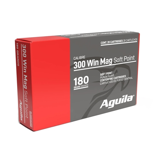 Picture of Aguila Ammunition .300 Win Mag Rifle Ammo - 180 Grain | Soft Point | 200rd Case 82044AG