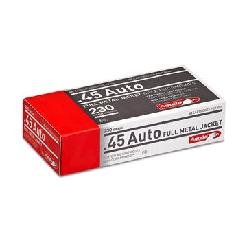 Picture of Aguila Ammunition .45 Auto Handgun Ammo - 230 Grain FMJ 50rd Box 1E452110