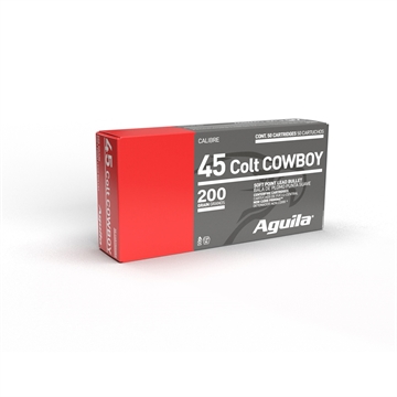 Picture of Aguila Ammunition .45 Colt Handgun Ammo - 200 Grain Soft Point 50rd Box 1E454319