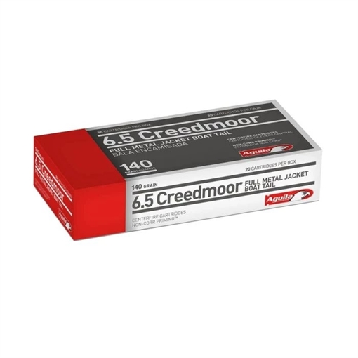 Picture of Aguila Ammunition 6.5 CREEDMOOR Rifle Ammo - 140 Grain | FMJ-BT | 500rd Case 1E650110