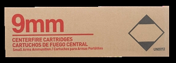 Picture of Aguila Ammunition 9mm Luger Handgun Ammo - 124 Grain FMJ 1000rd Case 1E092110