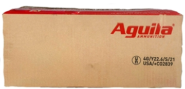 Picture of Aguila Ammunition 9mm Luger Subsonic Handgun Ammo - 147 Grain FMJ Flat Point 1000rd Case 1E097719