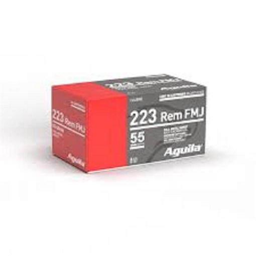 Picture of Aguila Rifle Ammunition .223 Rem 55 gr FMJ 3215 fps 1000/ct 1E223110C