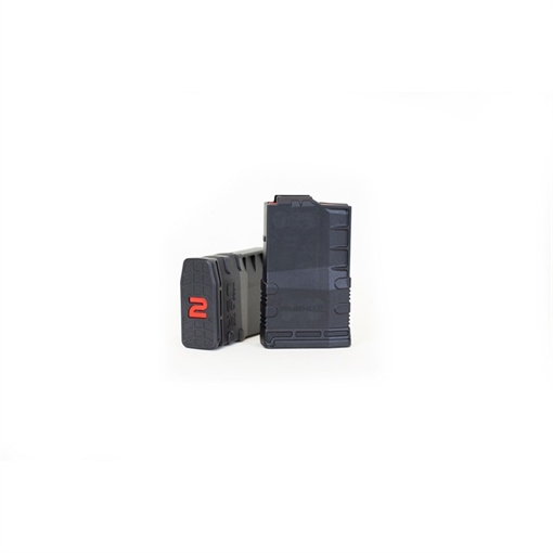 Picture of Amend2 Magazine, 308 Winchester/762NATO, 12 Rounds, Fits Short Action AICS Pattern Rifles, Polymer Construction, Black A2AICSBLK12 SAAICSBLK12