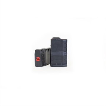Picture of Amend2 Magazine, 308 Winchester/762NATO, 12 Rounds, Fits Short Action AICS Pattern Rifles, Polymer Construction, Black A2AICSBLK12 SAAICSBLK12