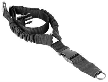 Picture of Aim Sports One Point Black Elastic Webbing 26" OAL Bungee Rifle AOPS01B