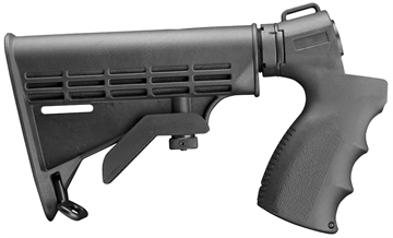 Picture of Aim Sports Shotgun 6 Position w/Pistol Grip Black Synthetic for Mossberg 500 APGSM500