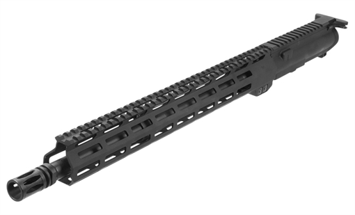 Picture of Aim Sports Complete Upper Assembly 5.56x45mm NATO 16" Black Nitride Barrel 7075-T6 Aluminum Black Hard Coat Anodized Receiver 15" M-LOK Free-Float Handguard for AR-15 AR5CUB3