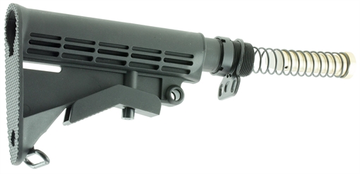 Picture of Aim Sports Mil-Spec Black Synthetic 6 Position Collapsible M4 for AR-Platform ARSTKCC