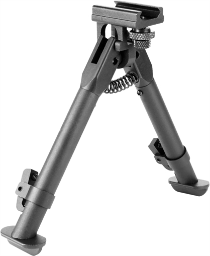 Picture of Aim Sports AR Handguard Rail Bipod Black Hardcoat Anodized 6.5-9" Steel/Aluminum BPARSS