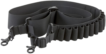 Picture of Aim Sports Deluxe Black Nylon Bandolier Shotgun Holds 14 Shells DSBS1