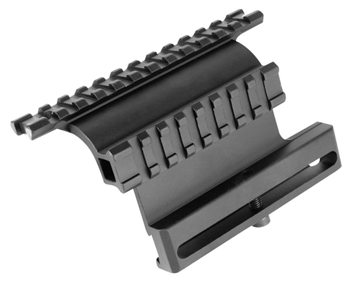 Picture of Aim Sports AK Double Side Rail Mount Side Mount Black Anodized Aluminum Fits AK-47 1913 Picatinny Rail Mount MK007