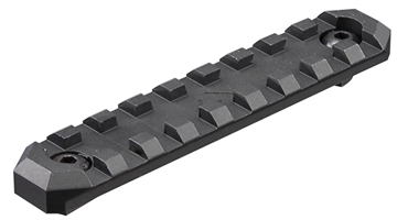 Picture of Aim Sports 9 Slot Picatinny M-Lok Rail Section Black Anodized MLRS2