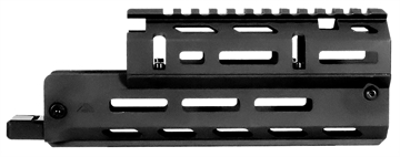 Picture of Aim Sports Russian Handguard Short & Drop-in, M-LOK 2-Piece Style Made of 6061-T6 Aluminum with Black Anodized Finish for AK-47 MMAK02