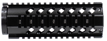 Picture of Aim Sports AR Handguard 7" Carbine & Free-Floating Style Made of Aluminum with Black Anodized Finish & Quad Rail MT060