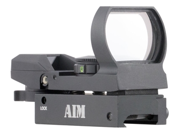 Picture of Aim Sports Reflex Sight Warfare Edition Matte Black 1x 24mm x 34mm Red/Green Multi Reticle RT4WF1