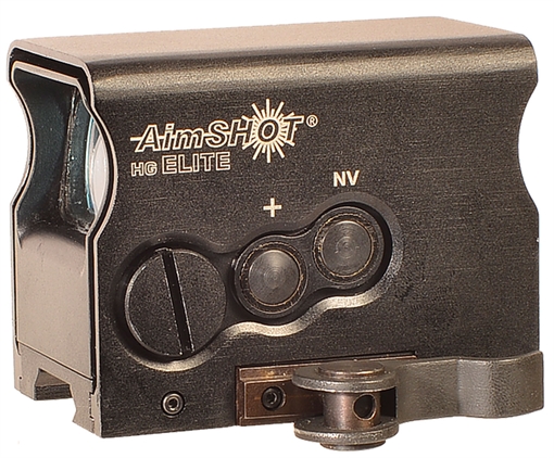 Picture of AimShot HG Elite Black Anodized 1 x 34mm 2 MOA Green Dot/65 MOA Circle HGELITECGREE