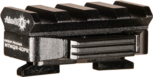 Picture of AimShot M-LOK Adapter Quick Release Black Anodized Aluminum, Picatinny Rail Mount MTMQR40PR