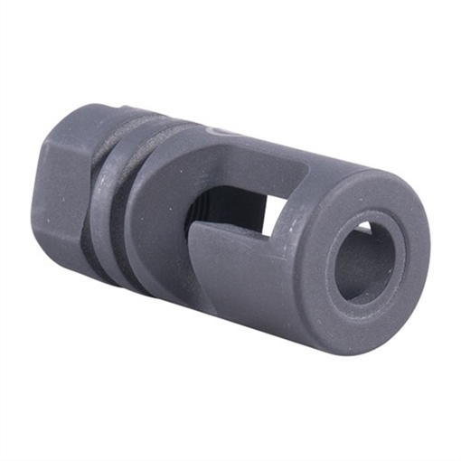 Picture of Primary Weapons 3JTC14F1 JTAC 47 Compensator Black 4140 Steel w/M14x1 LH Threads, 2.20" OAL & .900" Diameter For 7.62x39mm/5.45x39mm AR-Platform JTAC-47-14X1LH 3JTC14F1F