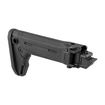 Picture of Magpul Industries Zhukov-S Stock, Fits AK Rifles Except Yugo Pattern AKs or Norinco Type 56s/MAK90 Rifles, 5-Position Length of Pull, Rubber Butt Pad, Black MAG585-BLK MAG585BLK