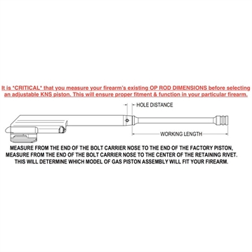 Picture of Kns Precision ADJUSTABLE GAS PISTON SYSTEM GALIL ACE RIFLESMALL BORE AGP-A-8