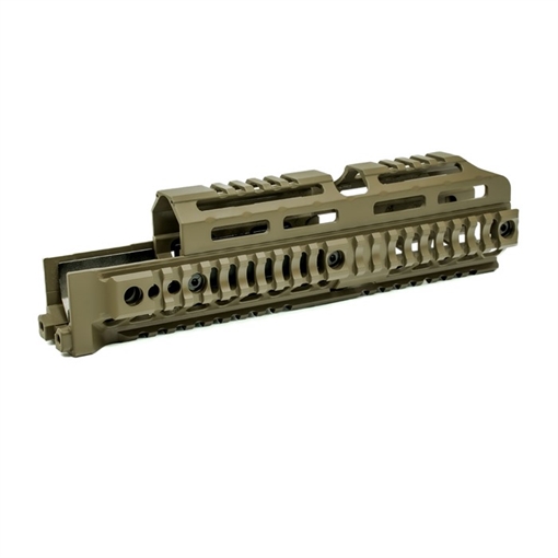 Picture of Midwest Industries AK ALPHA SERIES QUAD RAIL HANDGUARD 10.0'' - FDE MI-AK-ALPHA-QR-10-FDE