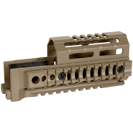 Picture of Midwest Industries AK ALPHA SERIES QUAD RAIL HANDGUARD 6.0'' - FDE MI-AK-ALPHA-QR-6-FDE