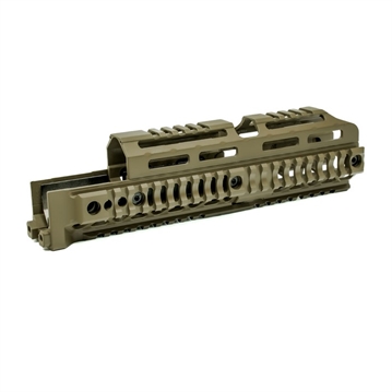 Picture of Midwest Industries AK ALPHA SERIES QUAD RAIL HANDGUARD 10.0'' - FDE MI-AK-ALPHA-QR-10-FDE