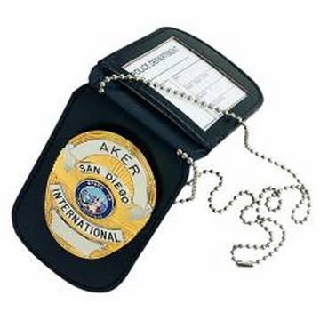 Picture of Aker Leather Neck Badge & ID Holder A597-BP