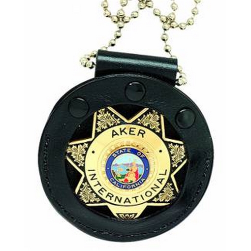 Picture of Aker Leather Neck Badge Holder A599-BP