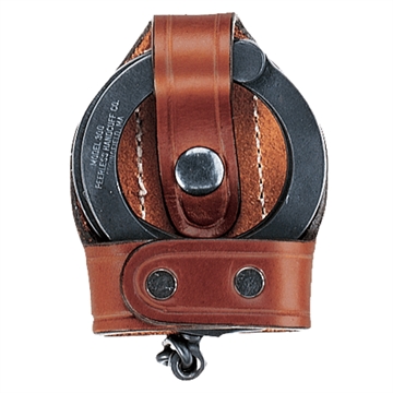 Picture of Aker Leather Open Top Hinged Handcuff Case A606-BP