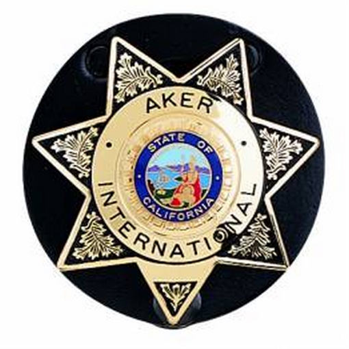 Picture of Aker Leather Star Badge Holder A592-BP