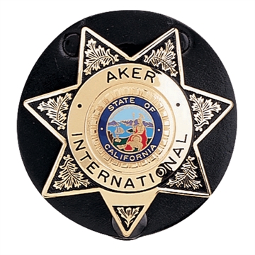 Picture of Aker Leather Star Badge Holder A592-TP