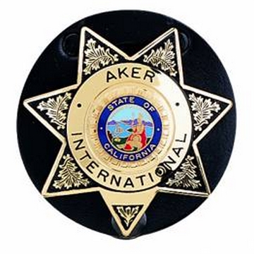 Picture of Aker Leather Star Badge Holder A592-BP