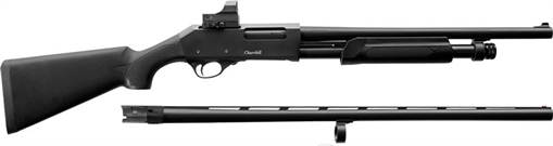 Picture of AKKAR 612 12 COMBO PUMP ACTION 28" & 18.5" W/RED DOT POLY< 111374