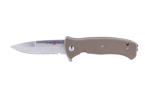 Picture of AL MAR KNIVES MINI S.E.R.E. COYOTE 3" 8CR COMBO BLADE AMK2213