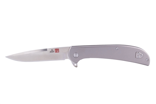 Picture of AL MAR KNIVES UL TITANIUM EAGLE 4" D2 BLADE AMK4116