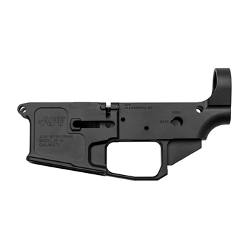 Picture of Alex Pro Firearms APF Stripped AR-15 Billet Lower Receiver 6061 T-6 LP-049