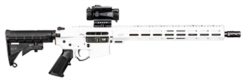 Picture of ALEX PRO FIREARMS GUARDIAN 5.56 WHITE 16 MLOK M4 30RD OPTICS RI282WOP