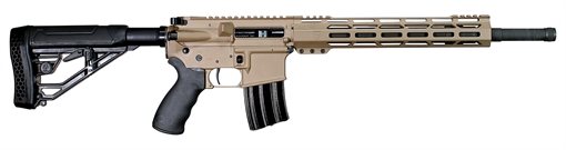 Picture of Alexander Arms Tactical 50 Beowulf 7+1 18" Black Fluted/Threaded Barrel, Flat Dark Earth Cerakote Picatinny Rail Aluminum Receiver, M-LOK Handguard, Black Synthetic B5 Bravo Stock, Black A2 Grip RTA50DE