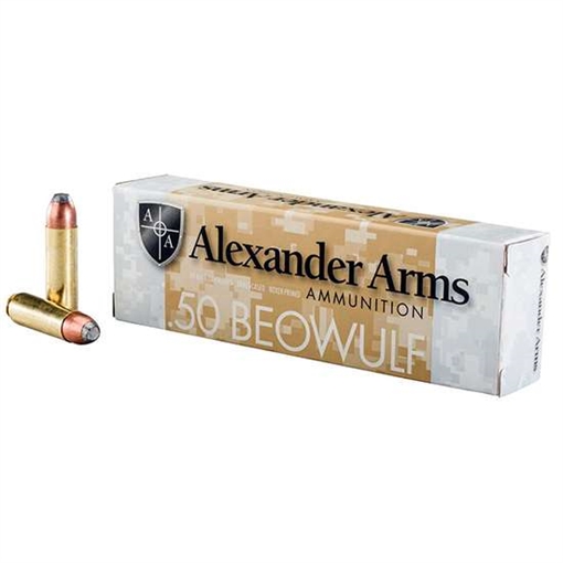 Picture of Alexander Arms FP 50Beowulf 400gr Flat Point 20 Per Box/10 Case AB400FPBOX