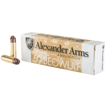 Picture of Alexander Arms PolyCase Inceptor ARX 50Beowulf 200gr Inceptor ARX 20 Per Box/10 Case AB200ARXBX